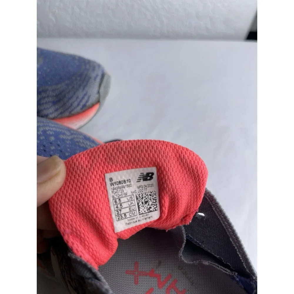 New Balance Fresh Foam 1080v10 Womens Running Shoes Blue Grey Pink W1080B10 6.5